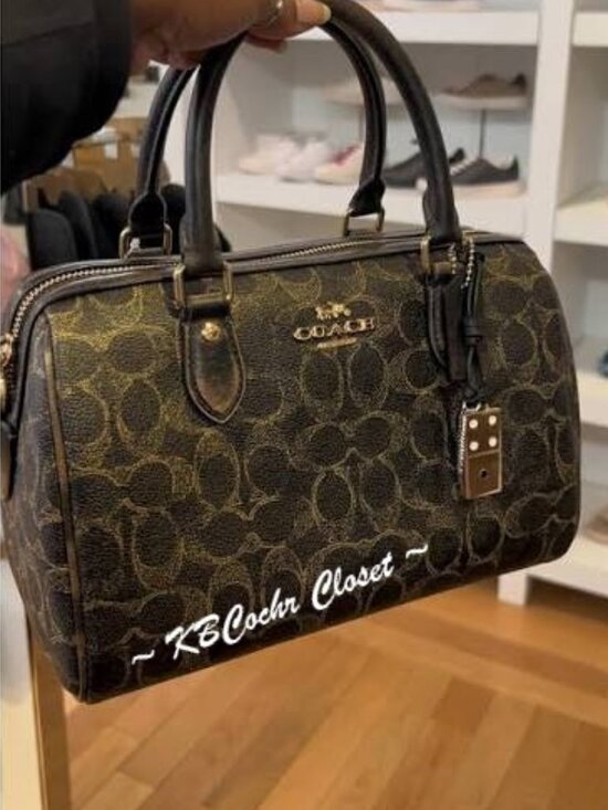 Coach Handbags - Coach Rowan Satchel Bag In Loved Signature Canvas With Charms CDY16 - BNWT -